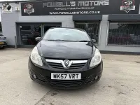 Used Vauxhall Corsa Design Edition 2007 Black Hatchback