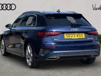 Used Audi A3 S-Line 108 HP (79 kW) 2023 Blue Sedan