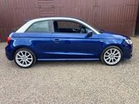 Used Audi A1 S-Line 116 HP (85 kW) 2016 Blue Hatchback