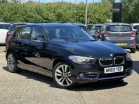 Used BMW 118 Sport Line 2015 Black Hatchback