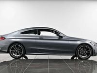 Begagnad Mercedes C220 AMG line 2019 Grå Sportkupé