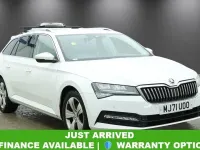 Used Skoda Superb SE Technology 150 HP (110 kW) 2021 White Estate