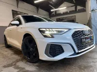Used Audi A3 Sportback S-Line 150 HP (110 kW) 2020 White Hatchback