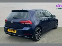 Used VW Golf VII Match 115 HP (84 kW) 2019 Blue Hatchback