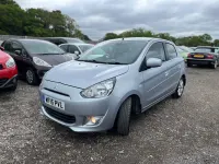 Used Mitsubishi Mirage 2015 Silver Hatchback
