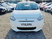 Used Mitsubishi Mirage 71 HP (52 kW) 2015 White Hatchback