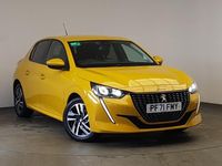 Used Peugeot 208 Allure Premium 100 HP (73 kW) 2021 Yellow Hatchback