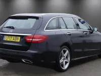 Used Mercedes C200 AMG line 184 HP (135 kW) 2017 Black Estate