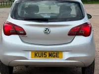 Used Vauxhall Corsa Design Edition 90 HP (66 kW) 2015 Silver Hatchback