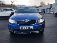 Used Skoda Octavia Scout 4x4 2015 Blue Hatchback
