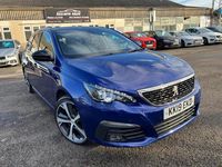 Used Peugeot 308 GT-line 130 HP (95 kW) 2019 Blue Estate