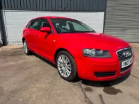 Used Audi A3 105 HP (77 kW) 2007 Red Hatchback
