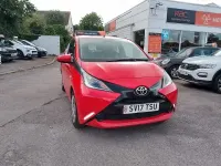 Used Toyota Aygo X-play 69 HP (50 kW) 2017 Red Hatchback