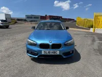 Used BMW 118 Sport Line 136 HP (100 kW) 2018 Blue Hatchback
