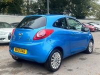 Used Ford Ka Zetec 2012 Blue Hatchback