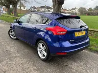 Used Ford Focus Zetec 125 HP (91 kW) 2017 Blue Hatchback