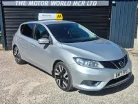 Used Nissan Pulsar Tekna 115 HP (84 kW) 2017 Silver Hatchback