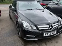 Used Mercedes E220 2012 Black Cabriolet