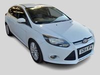 Used Ford Focus Zetec 2014 White Hatchback