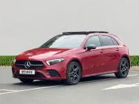 Used Mercedes A250 AMG line 2021 Red Hatchback