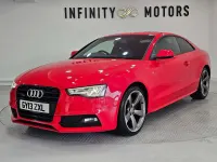 Used Audi A5 Black Edition 225 HP (165 kW) 2013 Red Coupe