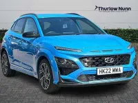 Used Hyundai Kona N Line 120 HP (88 kW) 2022 Blue SUV