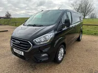 Used Ford Transit Custom Limited 130 HP (95 kW) 2022 Black Van