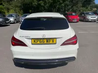 Used Mercedes CLA220 AMG line 177 HP (130 kW) 2016 White Coupe