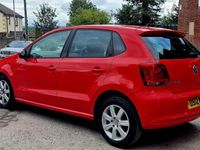 Begagnad VW Polo Match 70 HK (51 kW) 2012 Röd Halvkombi