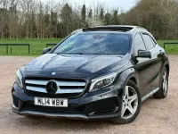 Used Mercedes GLA220 AMG line 170 HP (125 kW) 2014 Black SUV