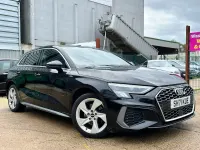 Used Audi A3 e-tron S-Line 204 HP (150 kW) 2021 Black Hatchback