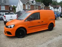Used VW Caddy 102 HP (75 kW) 2012 Orange MPV