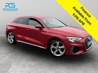 Used Audi A3 S-Line 2021 Red Hatchback