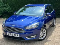 Used Ford Focus Titanium 125 HP (91 kW) 2016 Blue Estate