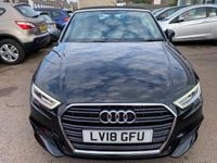 Used Audi A3 Cabriolet S-Line 150 HP (110 kW) 2018 Black Cabriolet
