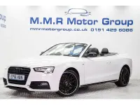 Used Audi A5 Cabriolet S-Line 150 HP (110 kW) 2016 White Cabriolet