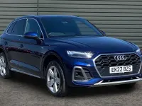 Used Audi Q5 S-Line 299 HP (219 kW) 2022 Blue SUV