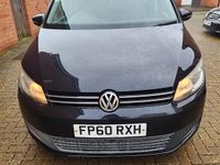 Used VW Touran S 105 HP (77 kW) 2010 Black MPV