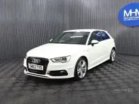 Used Audi A3 S-Line 110 HP (80 kW) 2013 White Hatchback