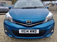 Used Toyota Yaris 99 HP (72 kW) 2014 Turquoise Hatchback