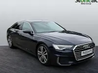 Used Audi A6 S-Line 204 HP (150 kW) 2021 Blue Sedan