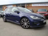 Used VW Golf VII R-line Edition 150 HP (110 kW) 2020 Blue Hatchback