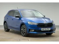 New Skoda Fabia Monte Carlo 85 HP (62 kW) 2026 Race blue metallic Hatchback