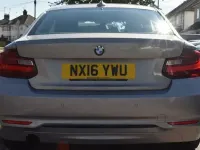 Used BMW 218 Sport Line 136 HP (100 kW) 2016 Silver Coupe