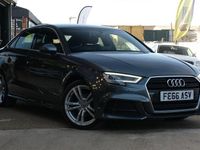 Used Audi A3 S-Line 110 HP (80 kW) 2016 Grey Sedan