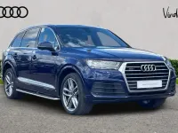 Used Audi Q7 S-Line 267 HP (196 kW) 2019 Blue SUV