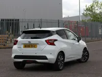 Used Nissan Micra N-Connecta 90 HP (66 kW) 2018 White Hatchback
