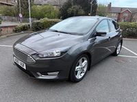 Begagnad Ford Focus Titanium 125 HK (91 kW) 2017 Grå Halvkombi