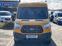 Used Ford Transit 125 HP (91 kW) 2016 Yellow Van