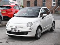 Used Fiat 500 Lounge 69 HP (50 kW) 2008 White Hatchback